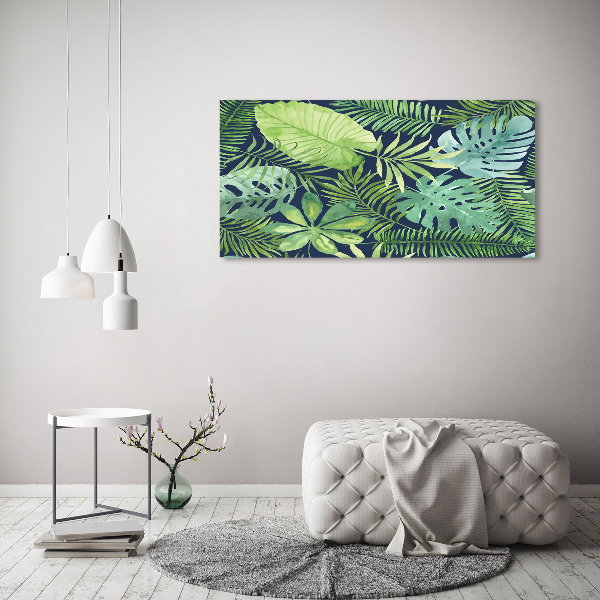 Print on acrylic Tropical leaves