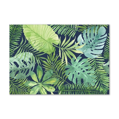 Print on acrylic Tropical leaves