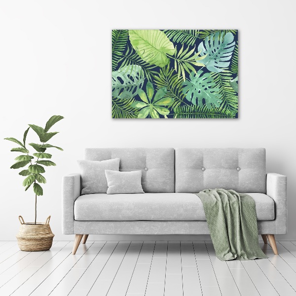 Print on acrylic Tropical leaves