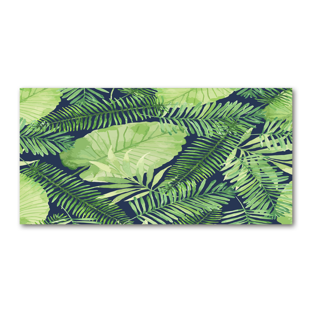 Print on acrylic Tropical leaves