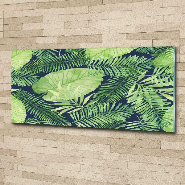 Print on acrylic Tropical leaves