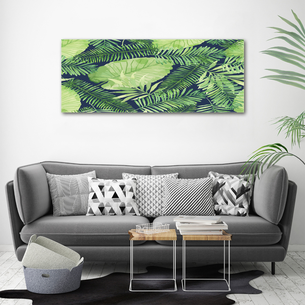 Print on acrylic Tropical leaves