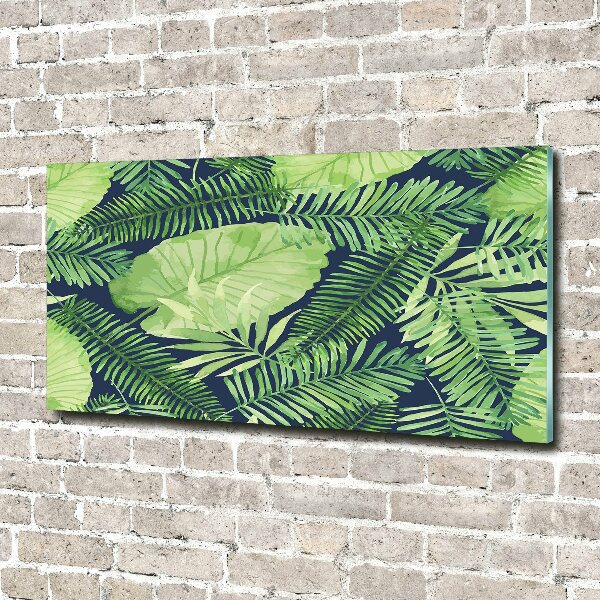 Print on acrylic Tropical leaves