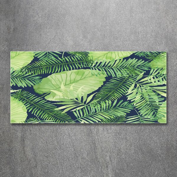 Print on acrylic Tropical leaves