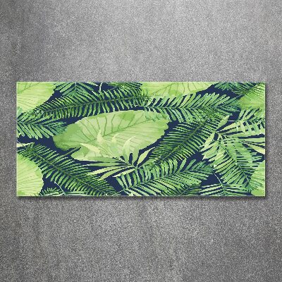 Print on acrylic Tropical leaves