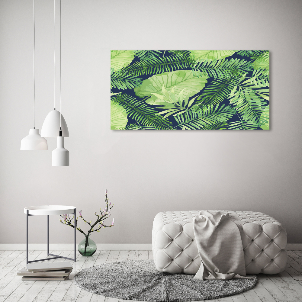 Print on acrylic Tropical leaves