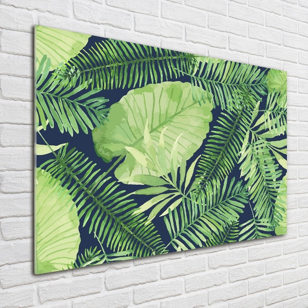 Print on acrylic Tropical leaves