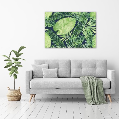 Print on acrylic Tropical leaves