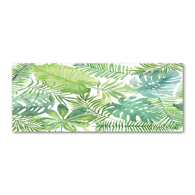 Wall art acrylic Tropical leaves