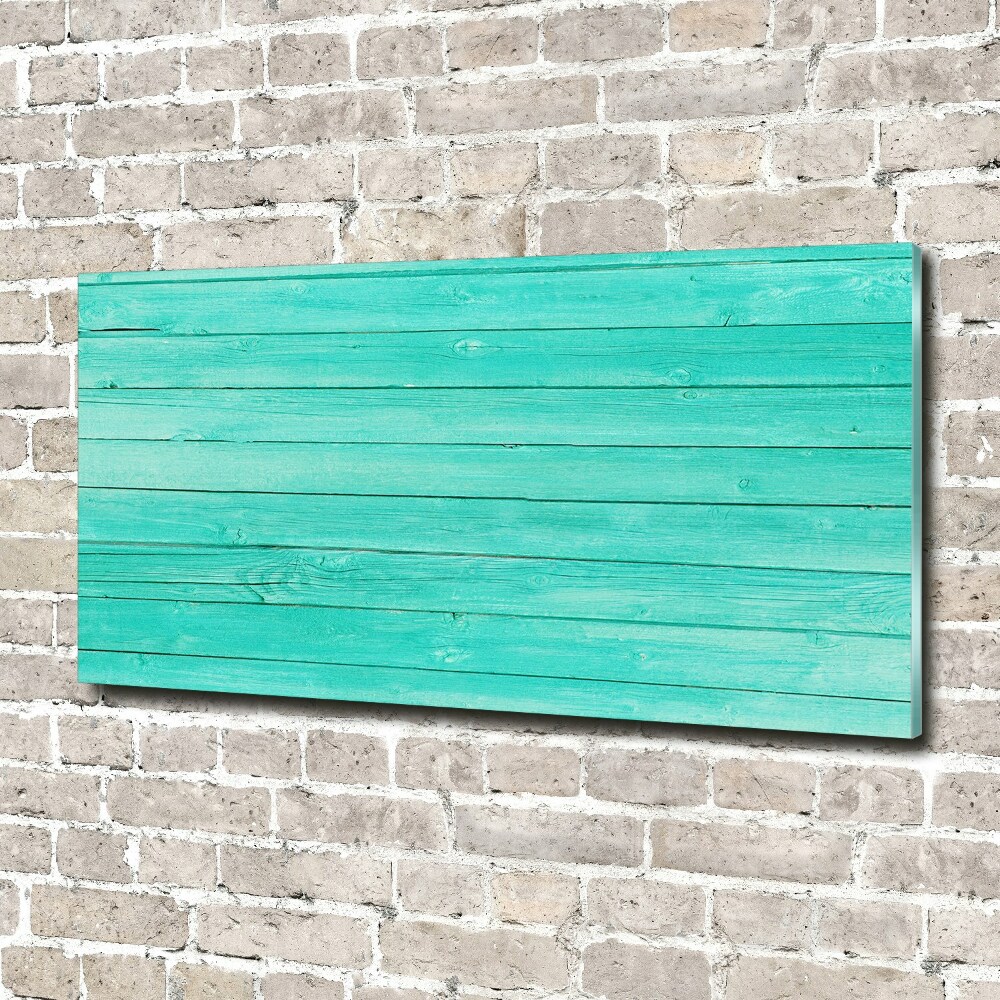 Acrylic wall art Green boards