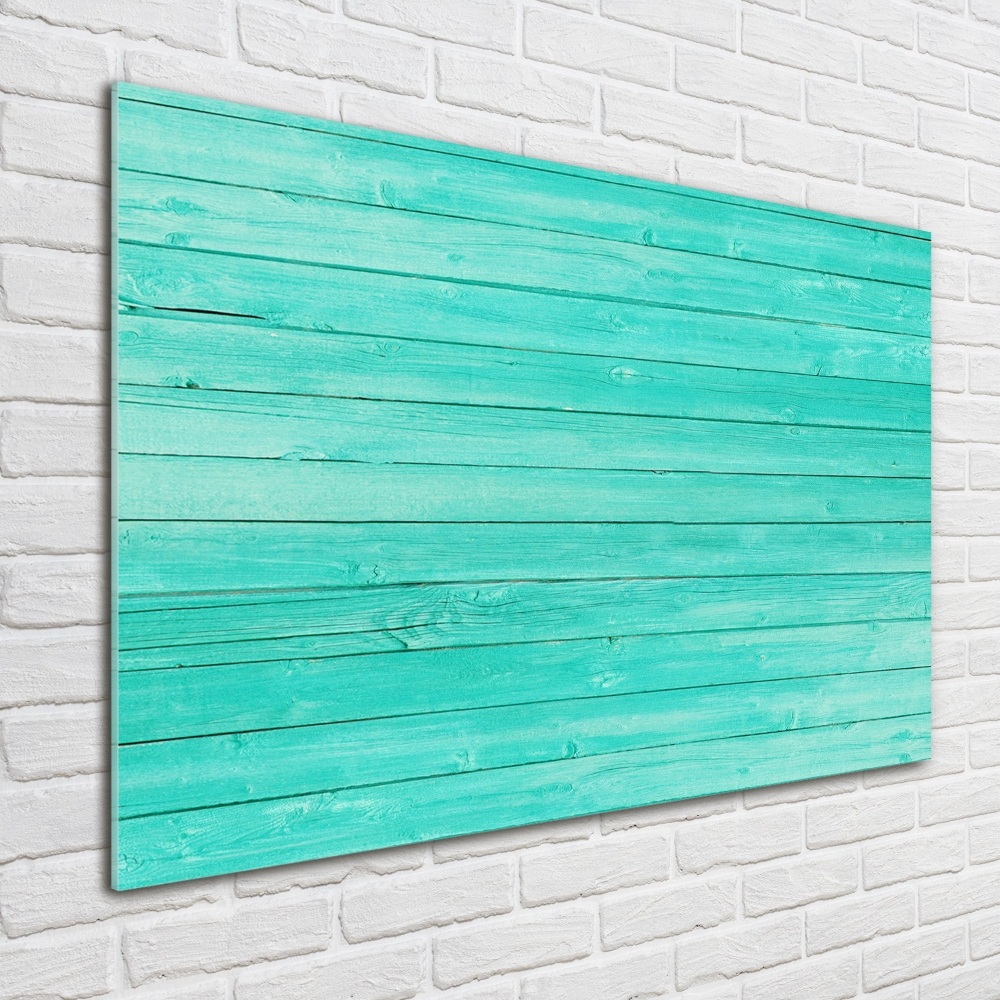 Acrylic wall art Green boards