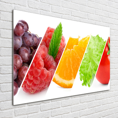 Print on acrylic Fruits and vegetables