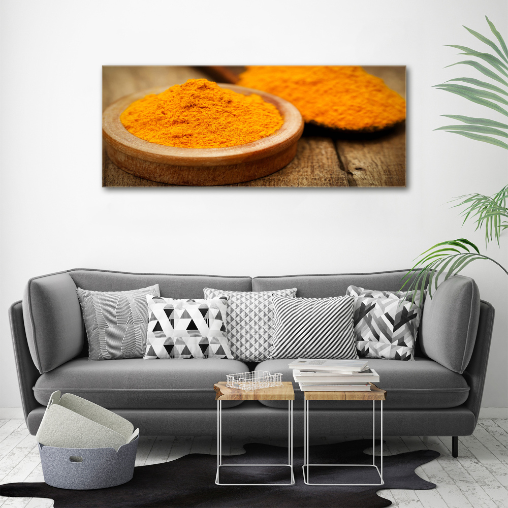 Wall art acrylic Turmeric seasoning