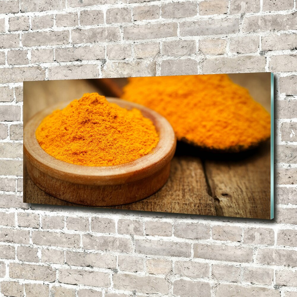 Wall art acrylic Turmeric seasoning