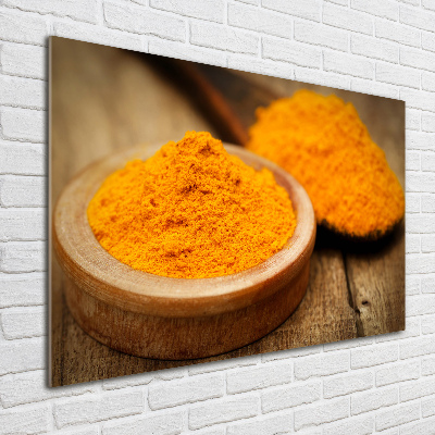 Wall art acrylic Turmeric seasoning