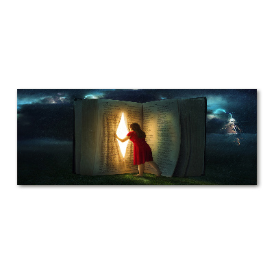 Acrylic wall art The world of books