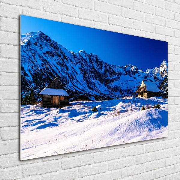 Print on acrylic Houses in the Tatra Mountains