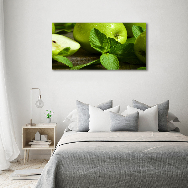 Acrylic wall art Green apples