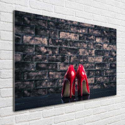 Acrylic wall art Red heels