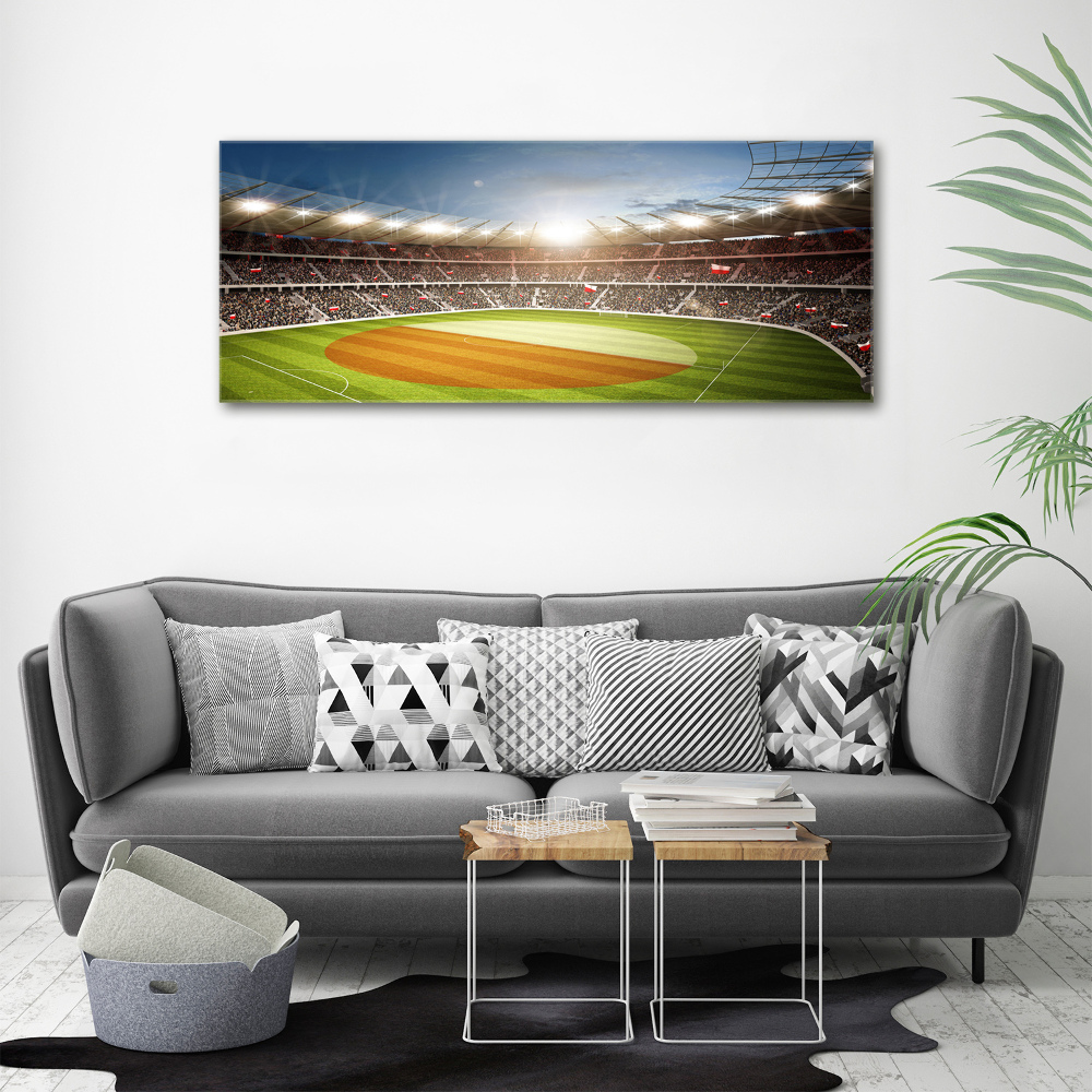 Wall art acrylic Poland stadium