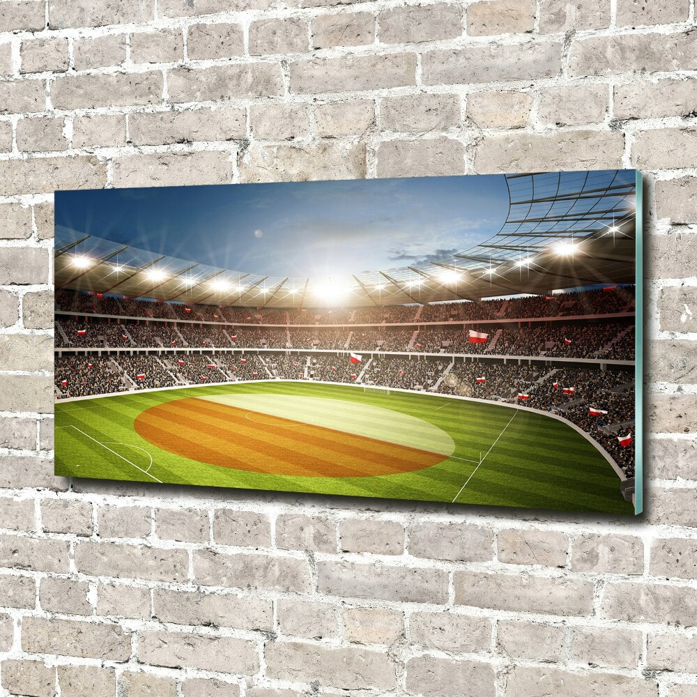 Wall art acrylic Poland stadium