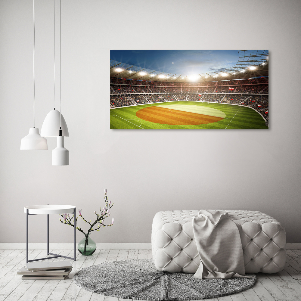 Wall art acrylic Poland stadium