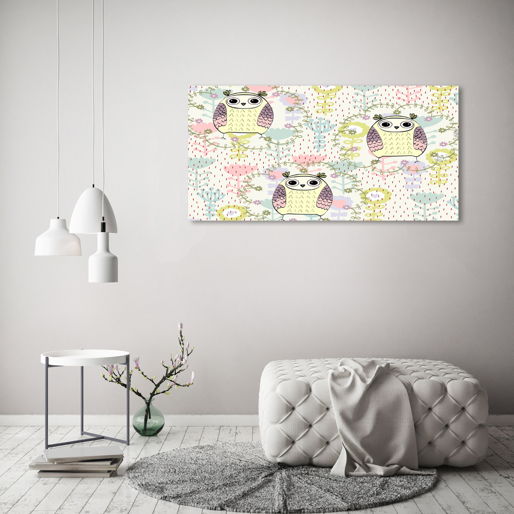 Wall art acrylic Owls