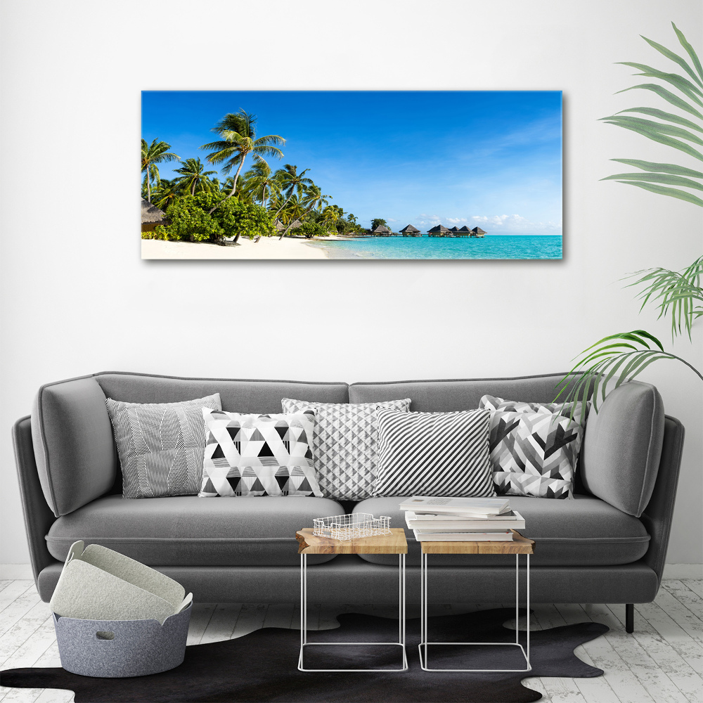 Acrylic print Beach in the Caribbean