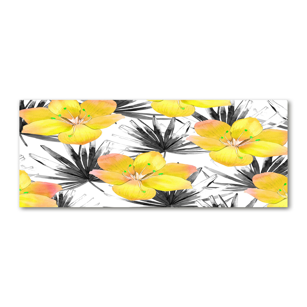 Print on acrylic Tropical flowers