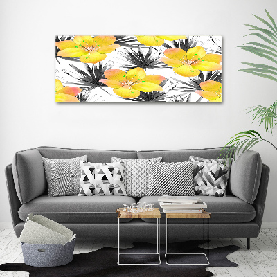 Print on acrylic Tropical flowers