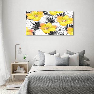 Print on acrylic Tropical flowers