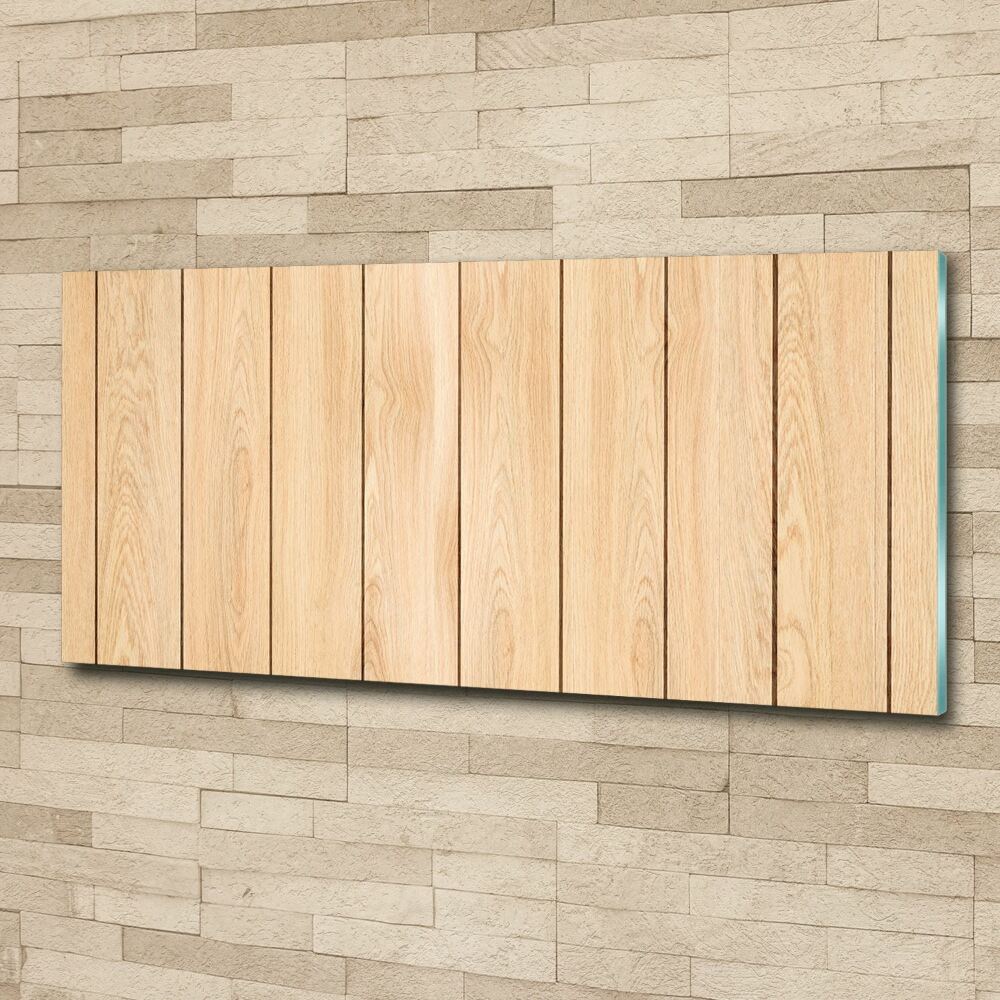 Wall art acrylic Wooden background