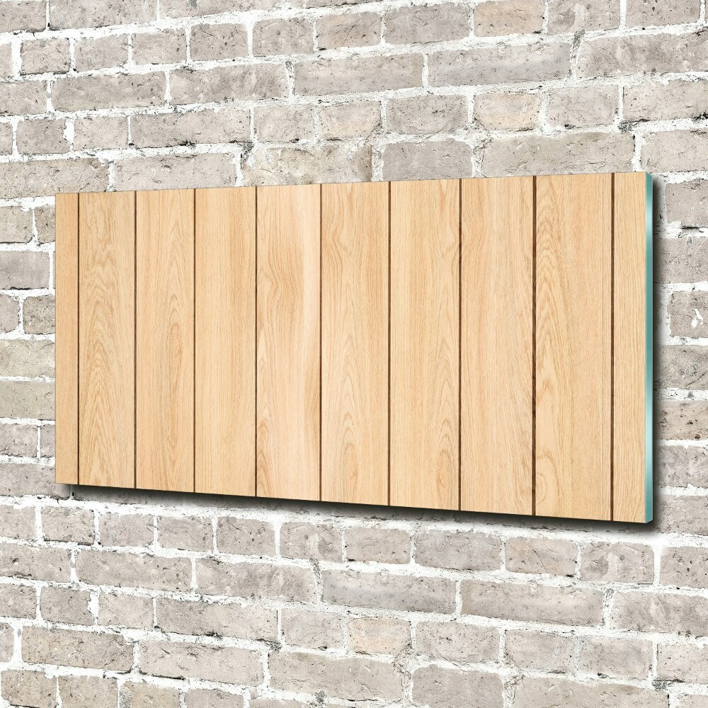 Wall art acrylic Wooden background