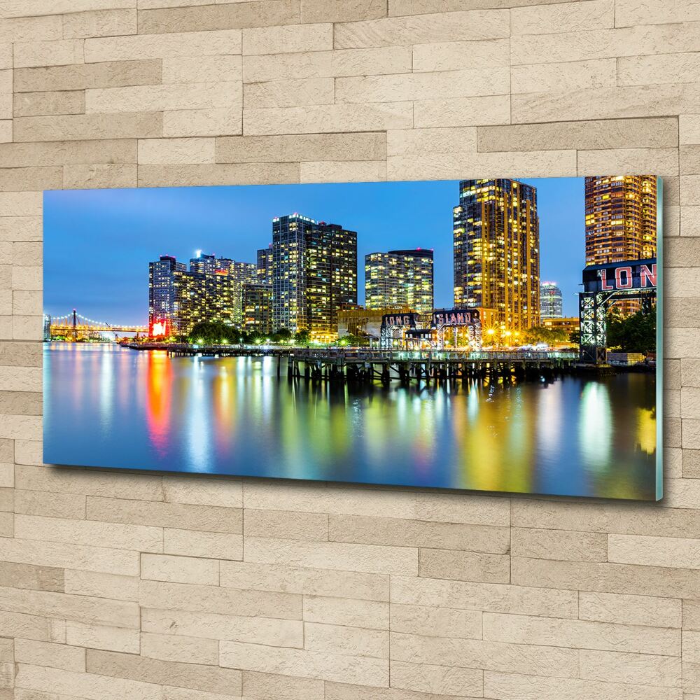 Wall art acrylic New York at night