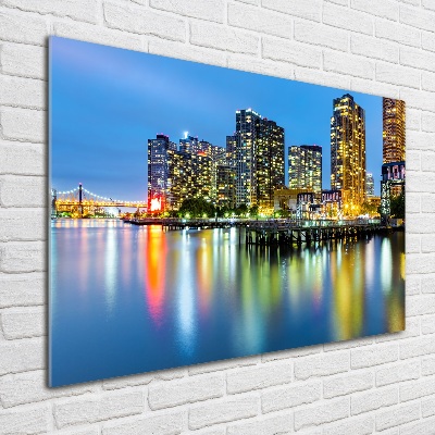 Wall art acrylic New York at night