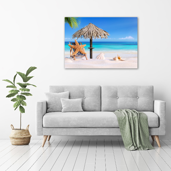 Print on acrylic Holidays on the beach