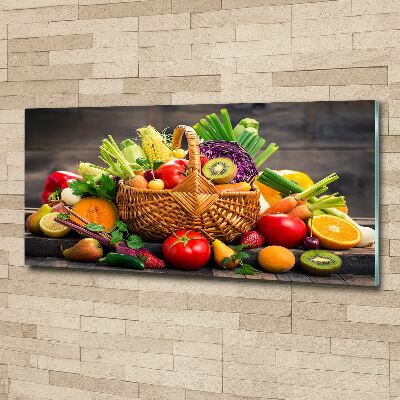 Print on acrylic Fruit vegetable basket