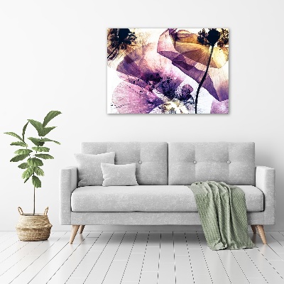 Acrylic print Dry poppies