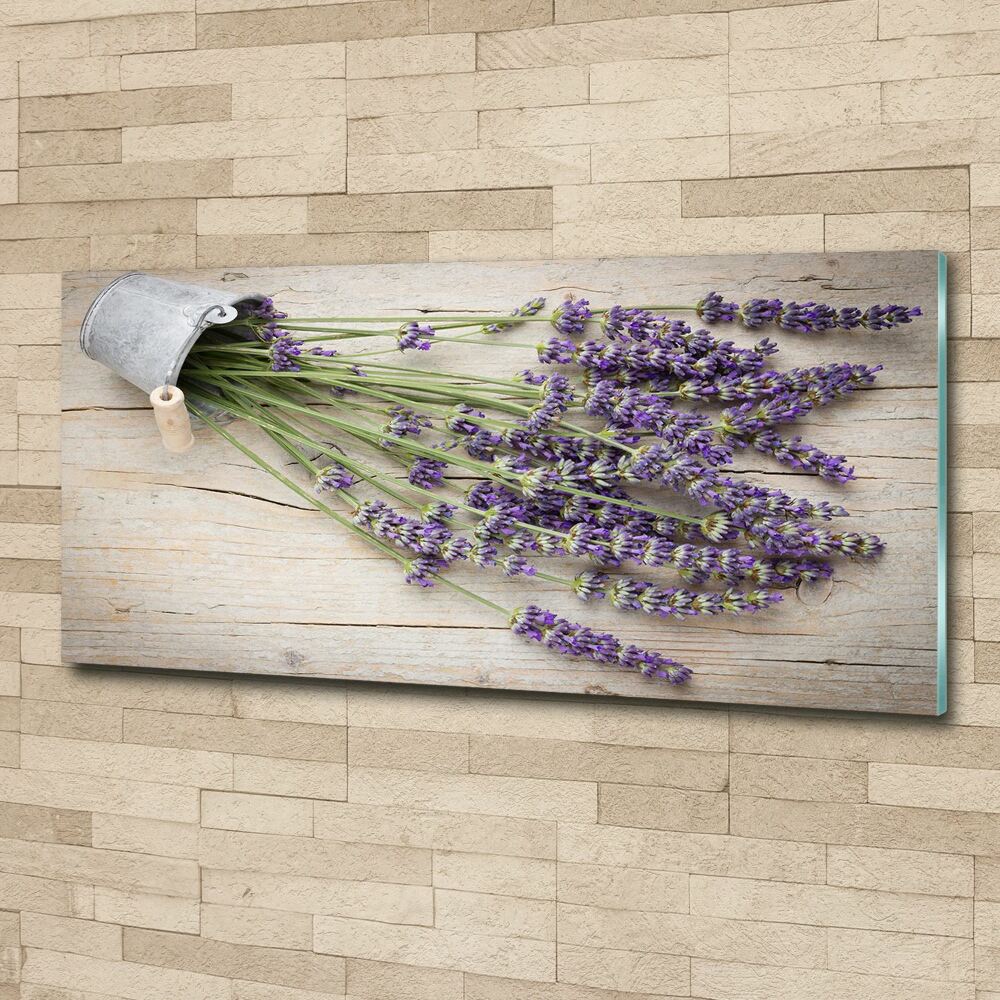 Wall art acrylic Lavender in a pot