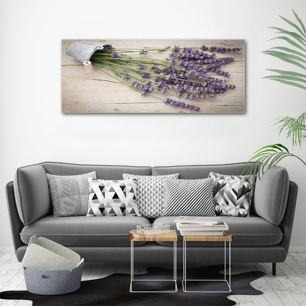 Wall art acrylic Lavender in a pot