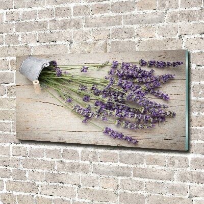 Wall art acrylic Lavender in a pot