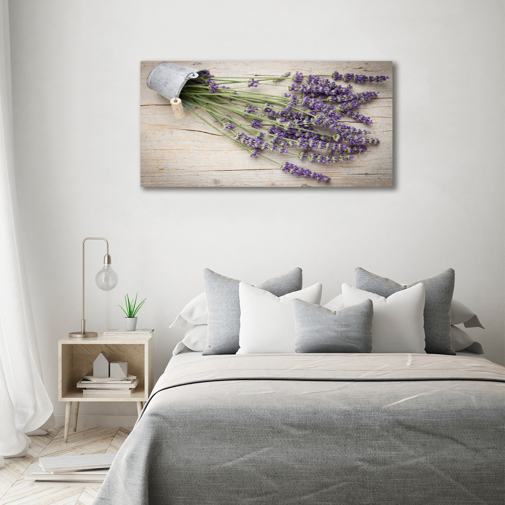 Wall art acrylic Lavender in a pot