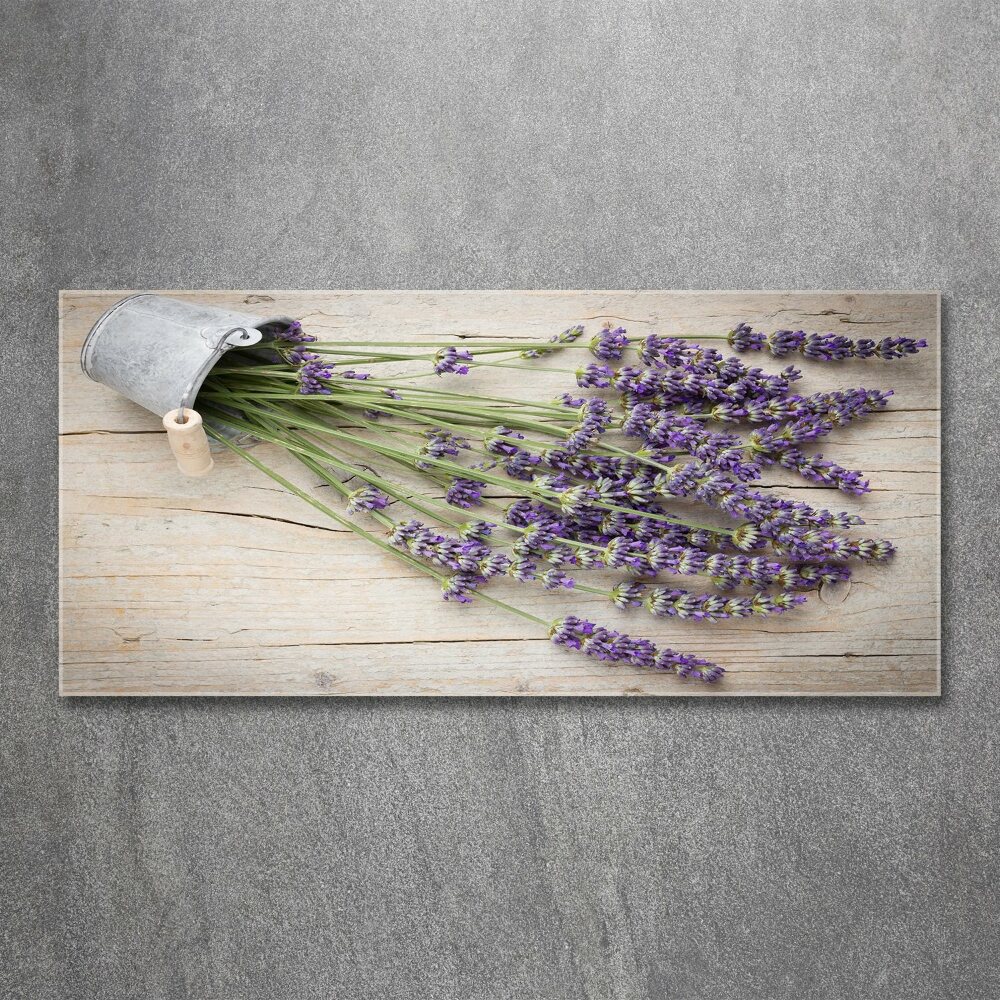 Wall art acrylic Lavender in a pot