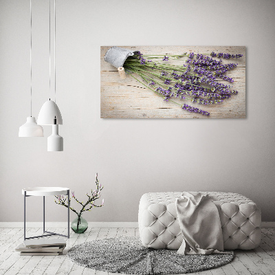 Wall art acrylic Lavender in a pot