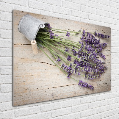 Wall art acrylic Lavender in a pot