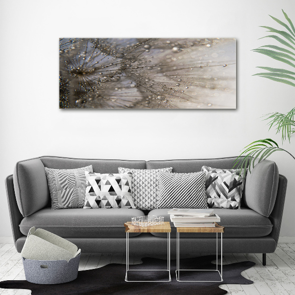 Wall art acrylic Dandelion seeds