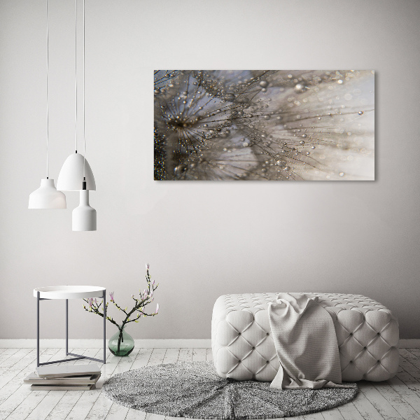 Wall art acrylic Dandelion seeds