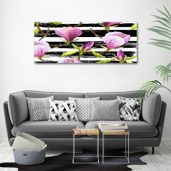 Print on acrylic Magnolia stripes