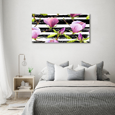 Print on acrylic Magnolia stripes