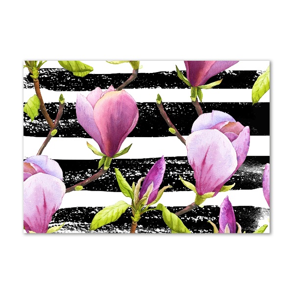 Print on acrylic Magnolia stripes